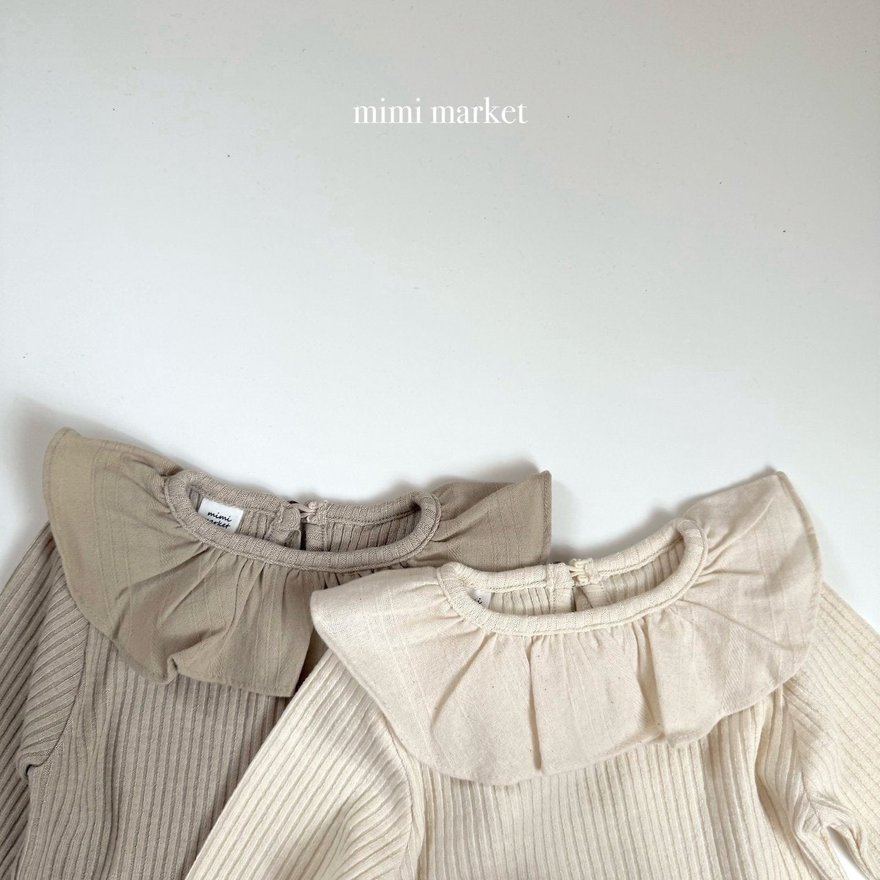 [mimi market] Lise collar tee