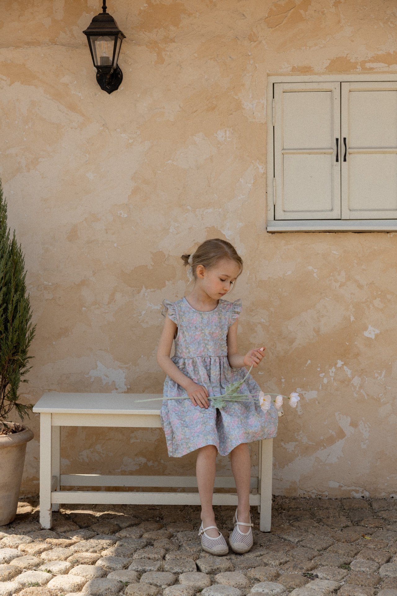 ［perrobebe］Chloe flower one-piece