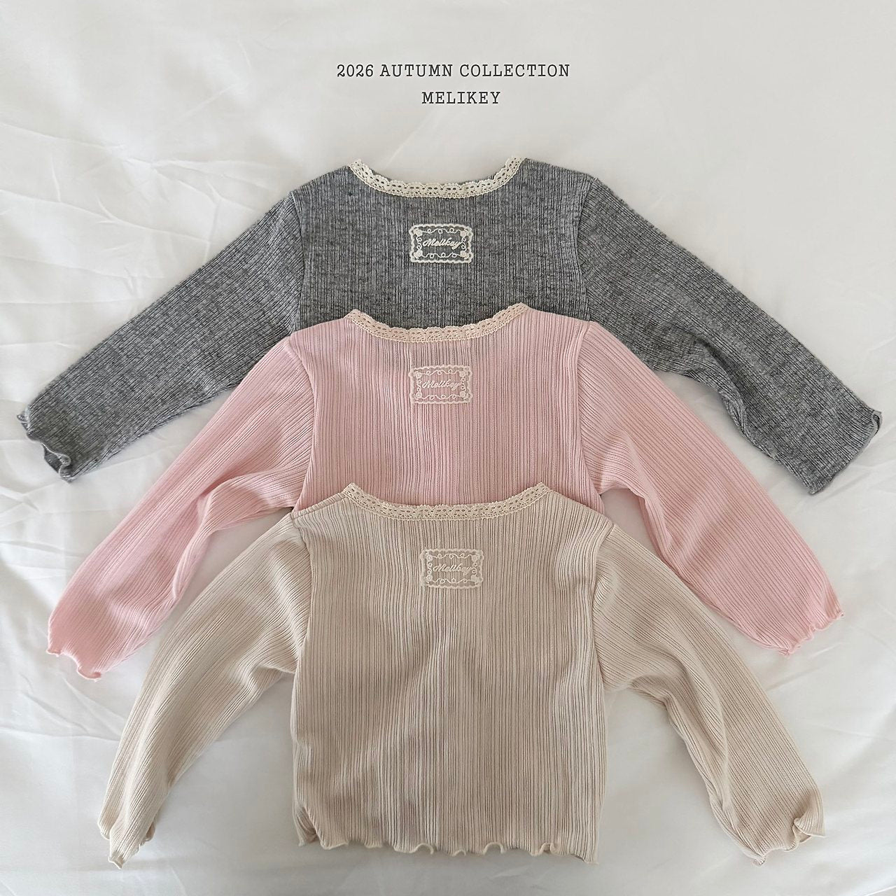 ［Melikey］Natural lace cardigan