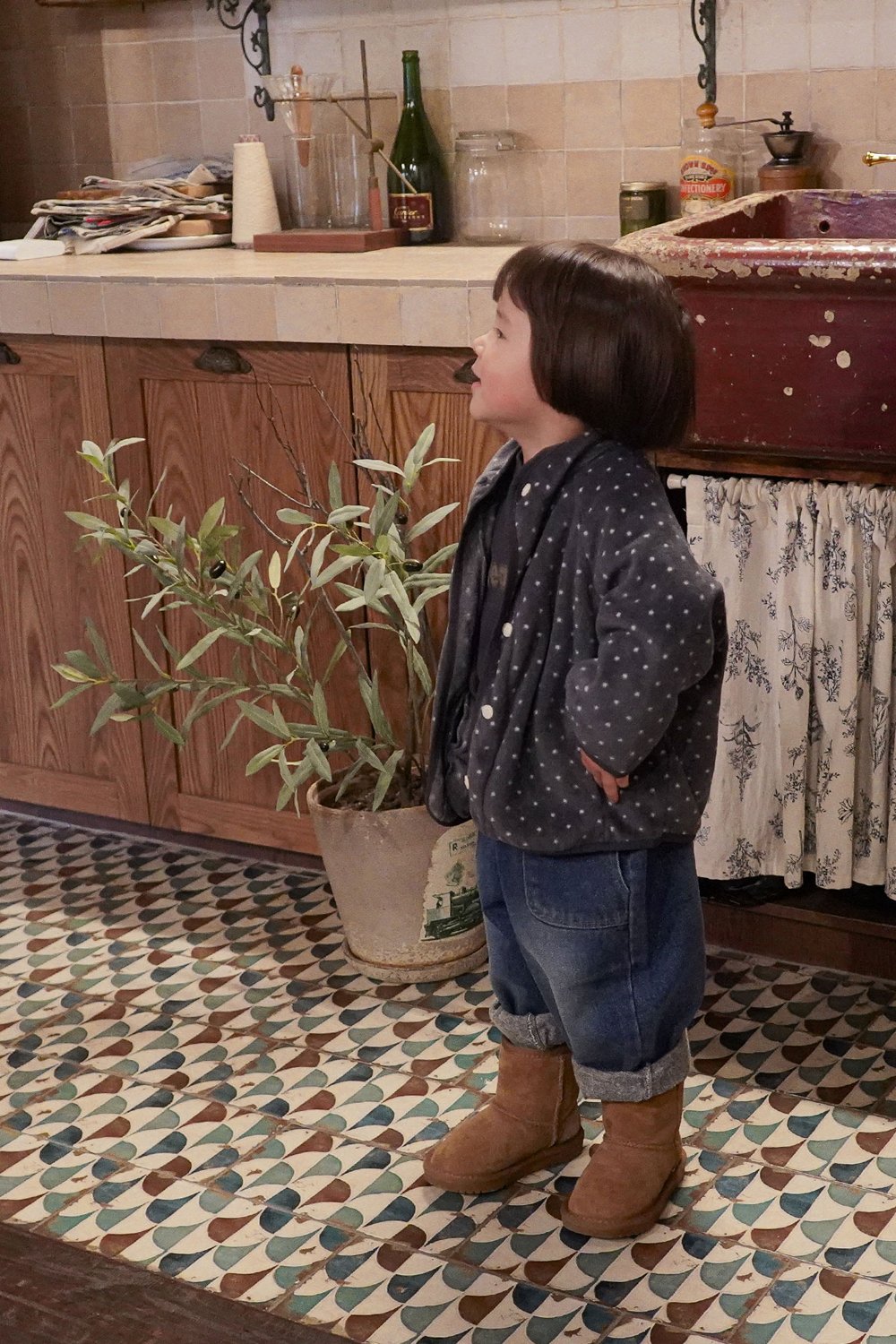 ［onu］Pocket denim pants