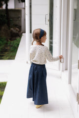 ［azalea］Floral boatneck tee (baby & kids)