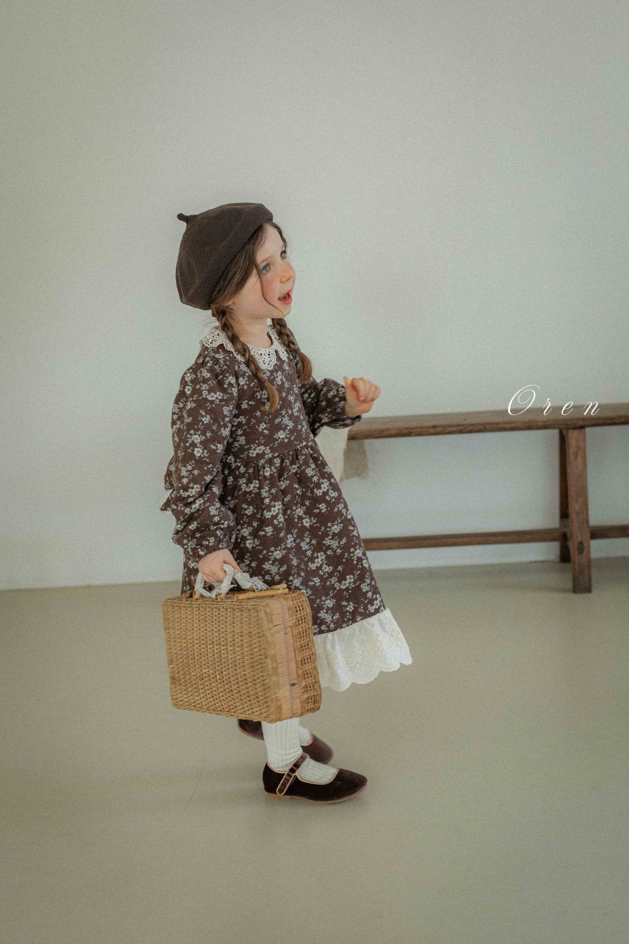 ［OREN］Selena flower padding one-piece (1oz)