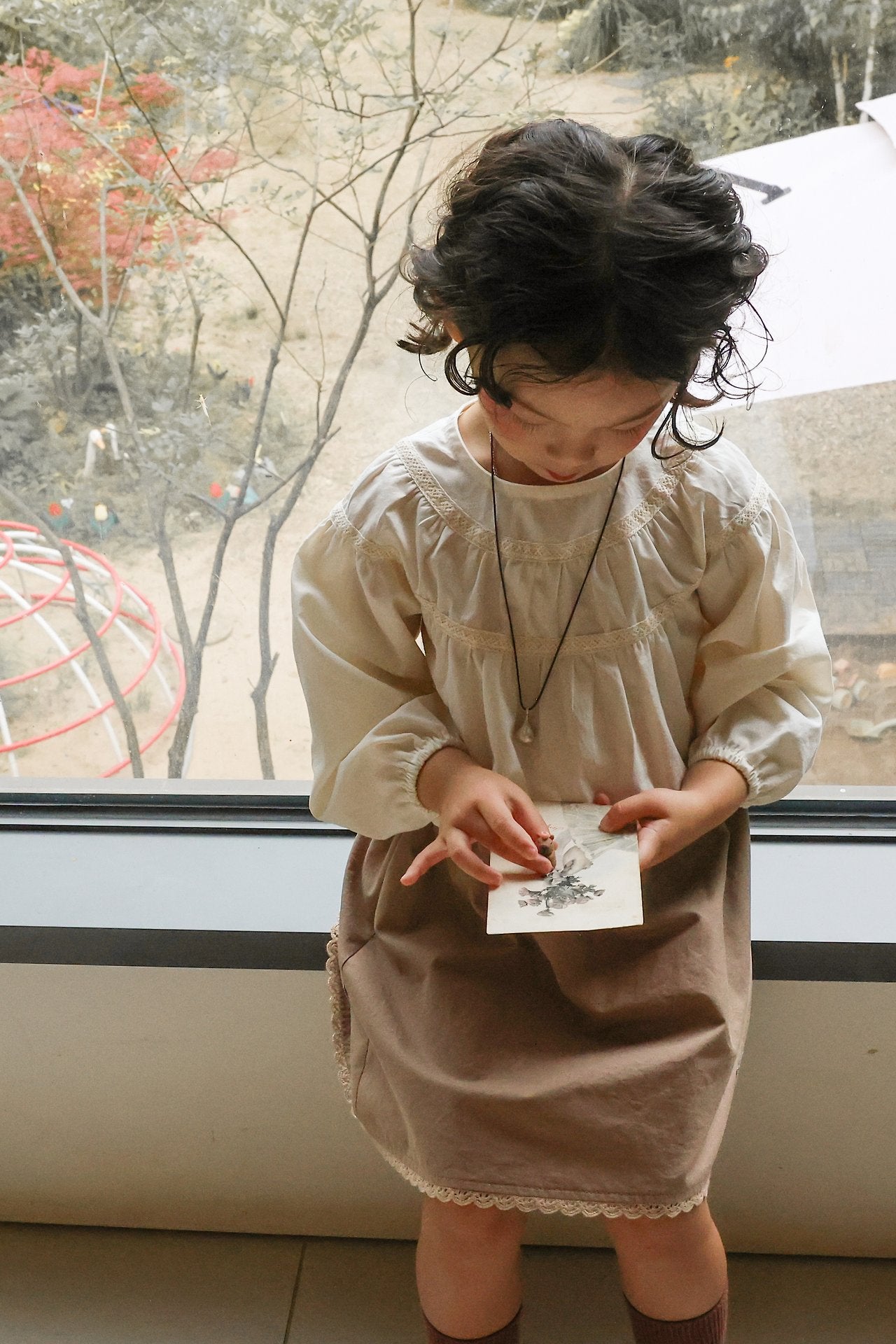 [FLO] Debon smock blouse(kids)