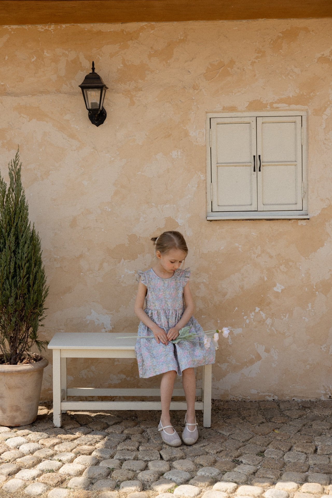 ［perrobebe］Chloe flower one-piece