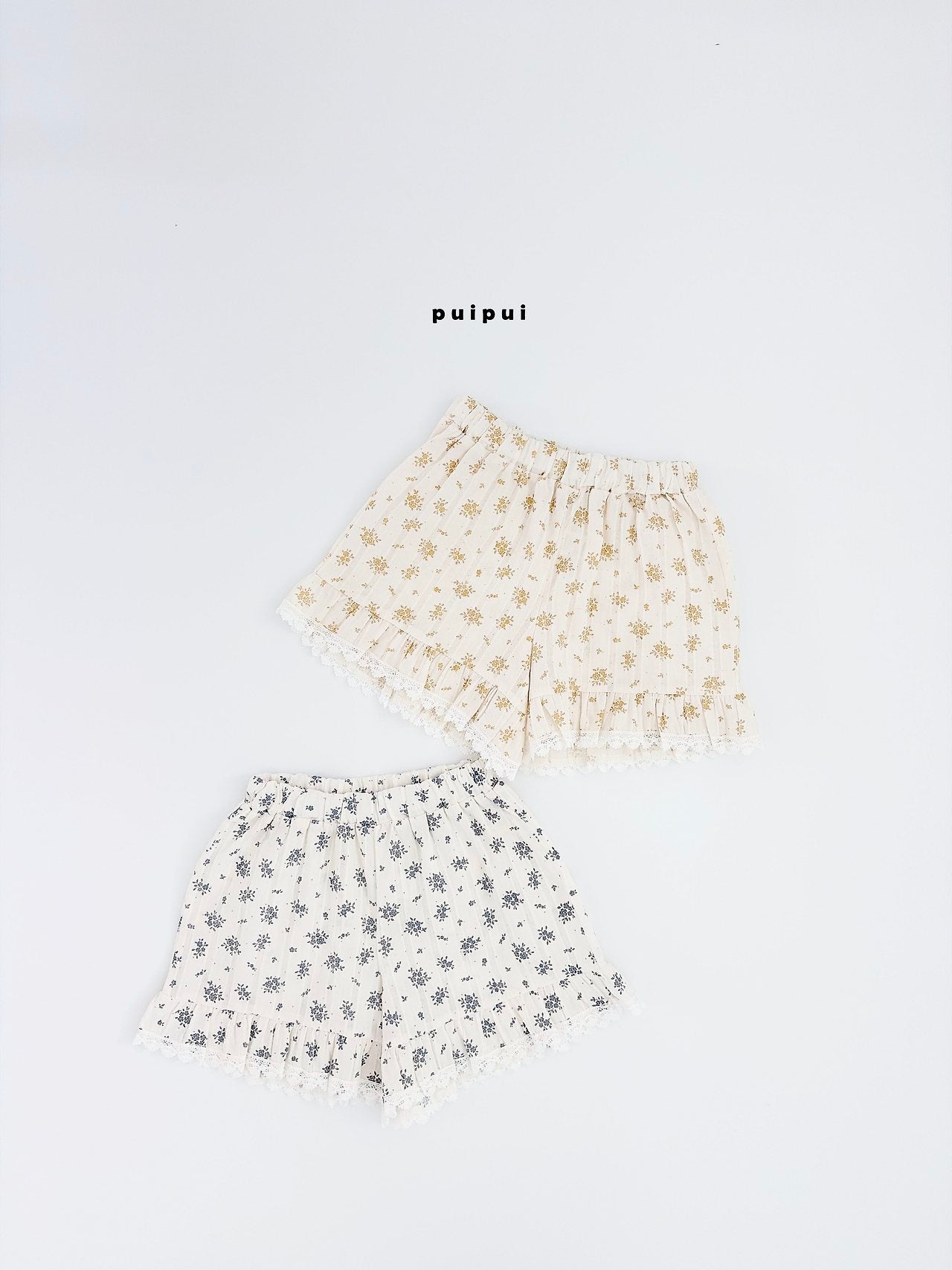 ［puipui］Cotton flower pants