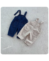［nunubiel］Pocket denim salopette