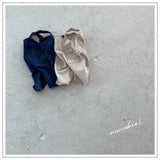 ［nunubiel］Pocket denim salopette