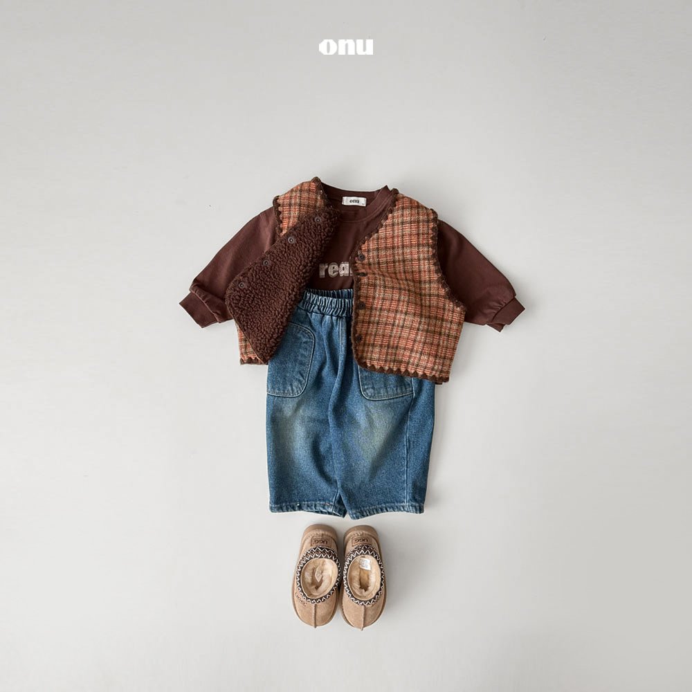 ［onu］Pocket denim pants