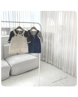 ［nunubiel］Pocket denim one-piece