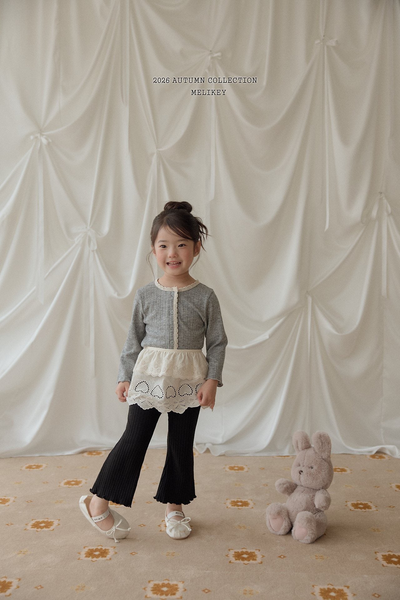 ［Melikey］Natural lace cardigan