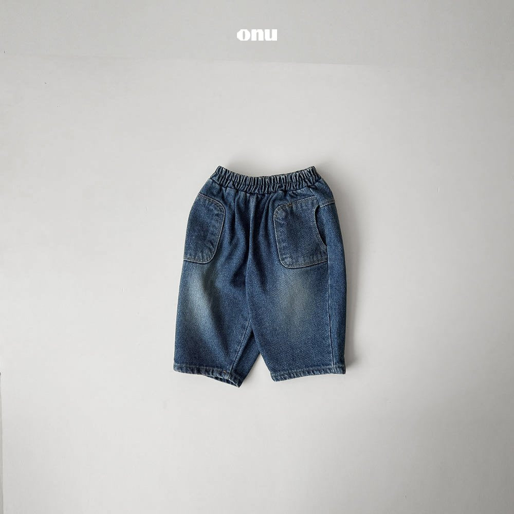 ［onu］Pocket denim pants