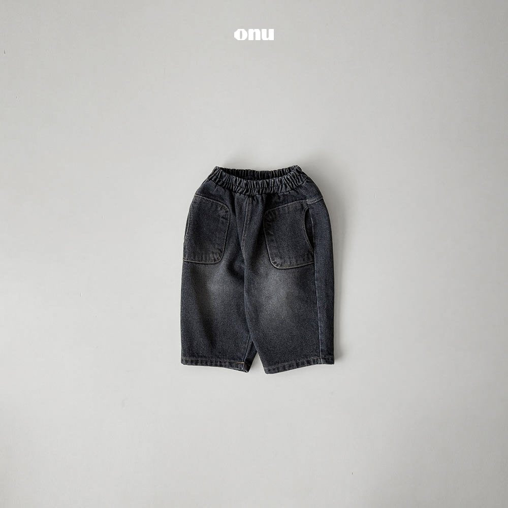 ［onu］Pocket denim pants