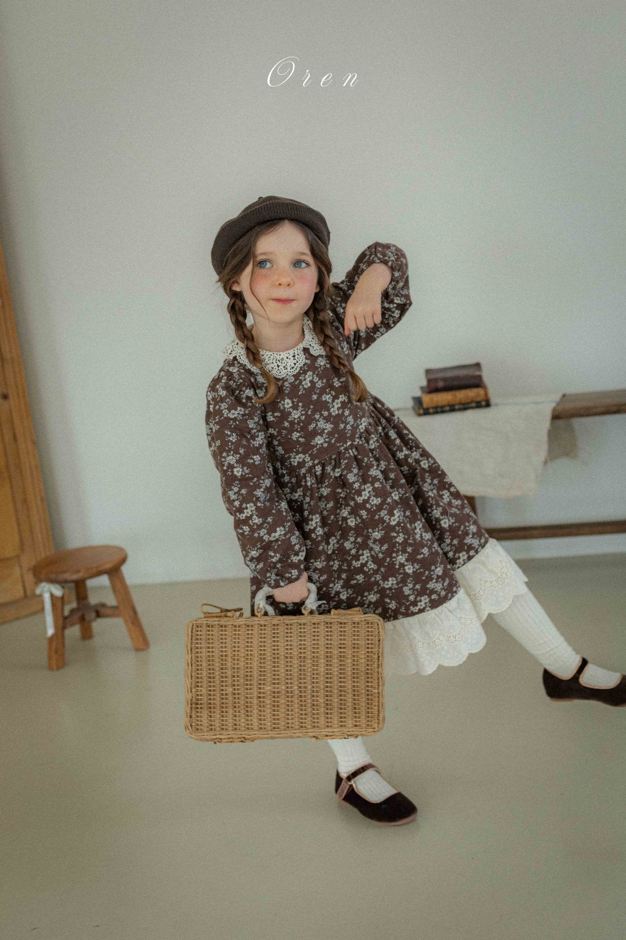 ［OREN］Selena flower padding one-piece (1oz)