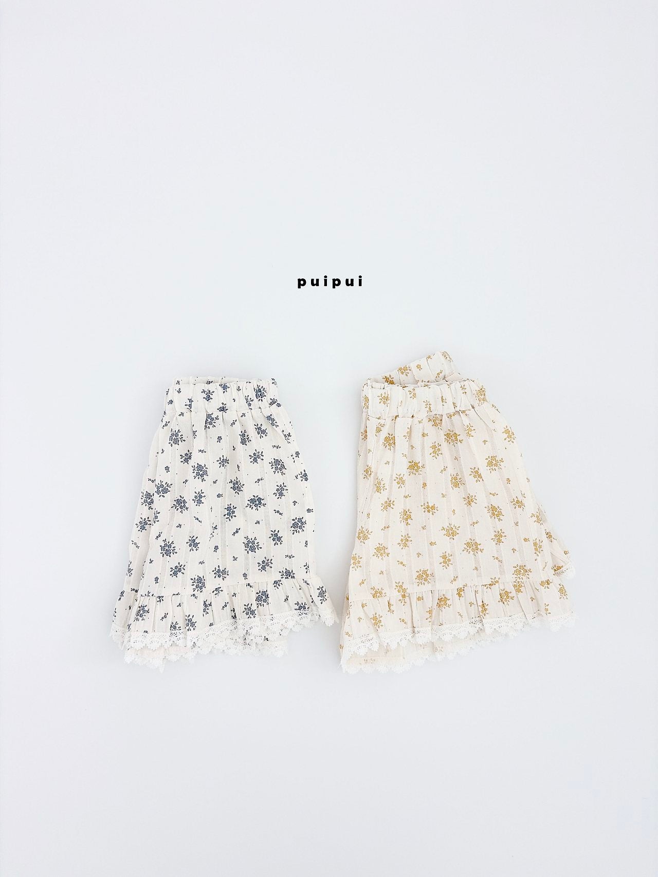 ［puipui］Cotton flower pants