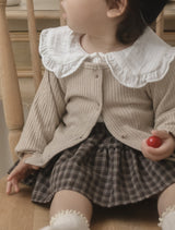 ［mimi market］Rona chek supender skirt