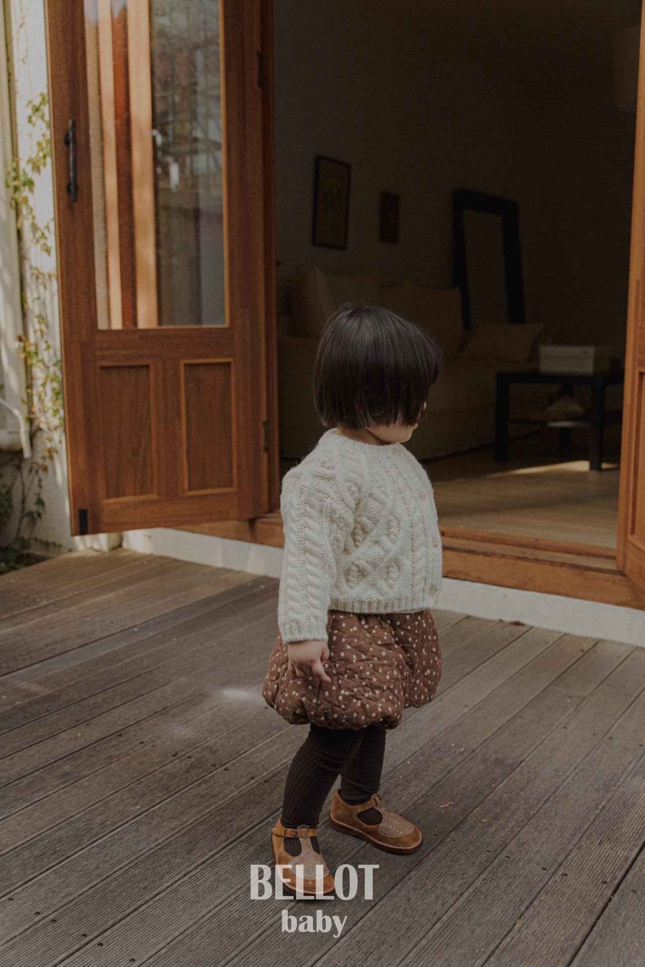 ［BELLOT］Alpha wool cardigan (baby)