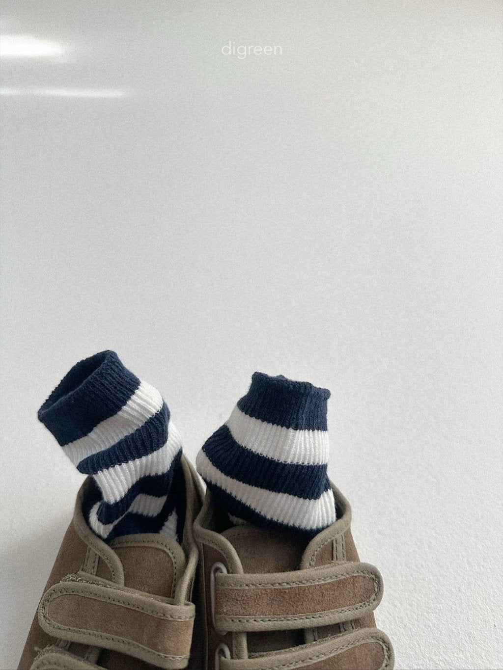 ［digreen］Minimal stripe socks set