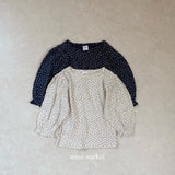 ［mimi market］Flower puff tops