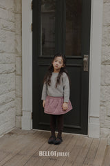 ［BELLOT］Bobo check skirt (kids)