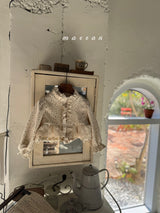 ［marron］Daily frill zip-up