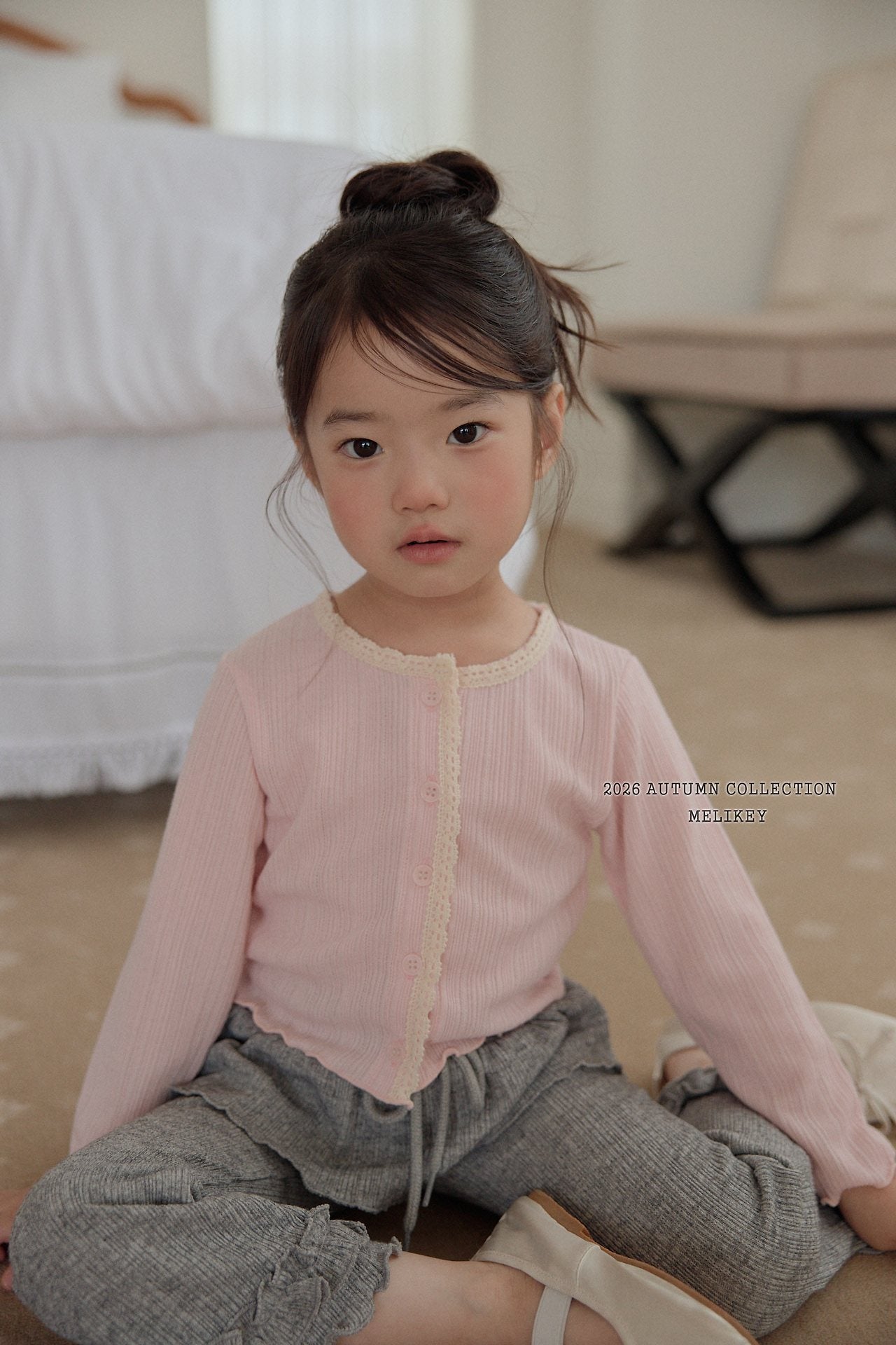 ［Melikey］Natural lace cardigan