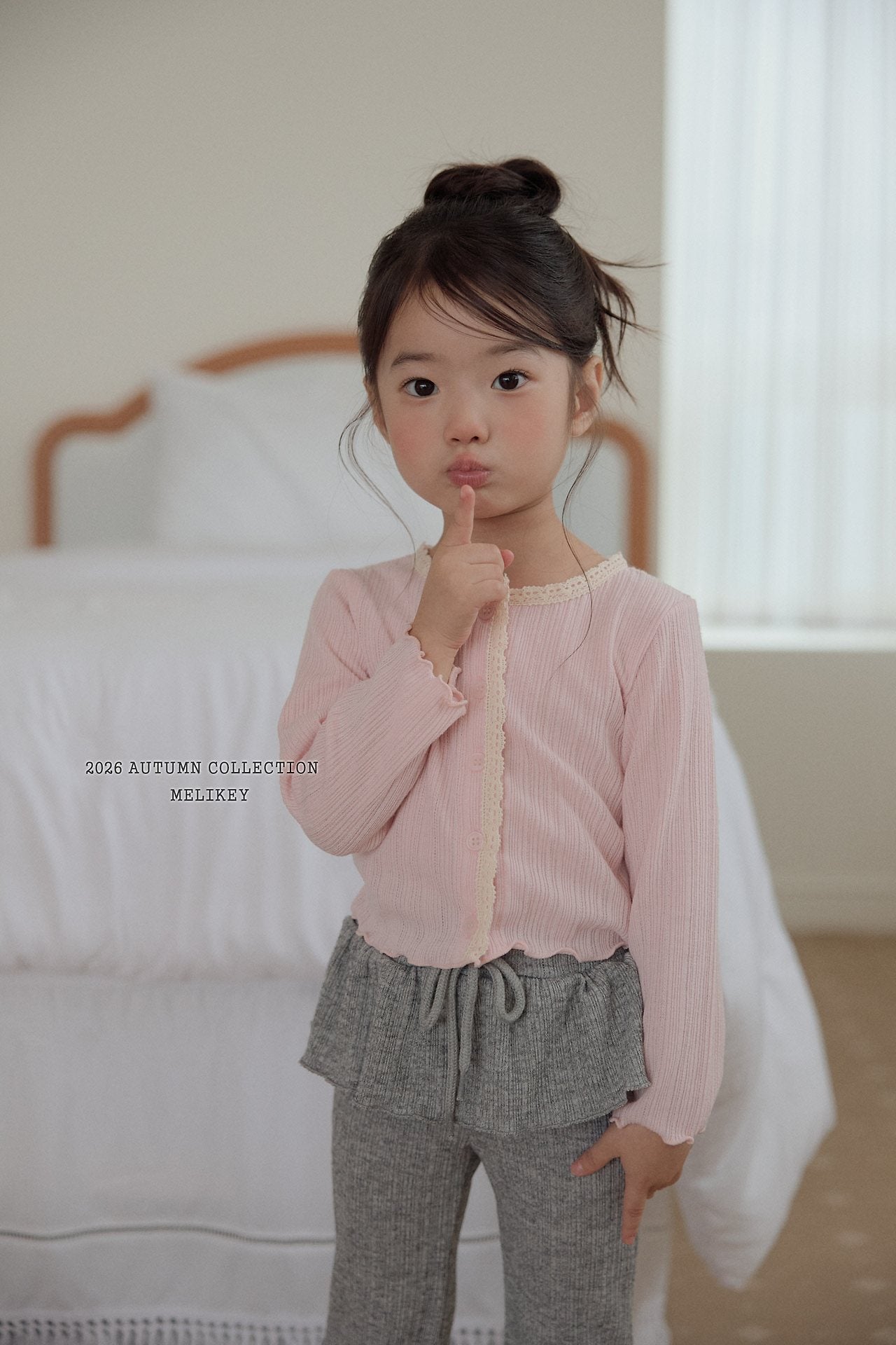 ［Melikey］Natural lace cardigan