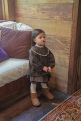 ［onu］Lace flower smock blouse