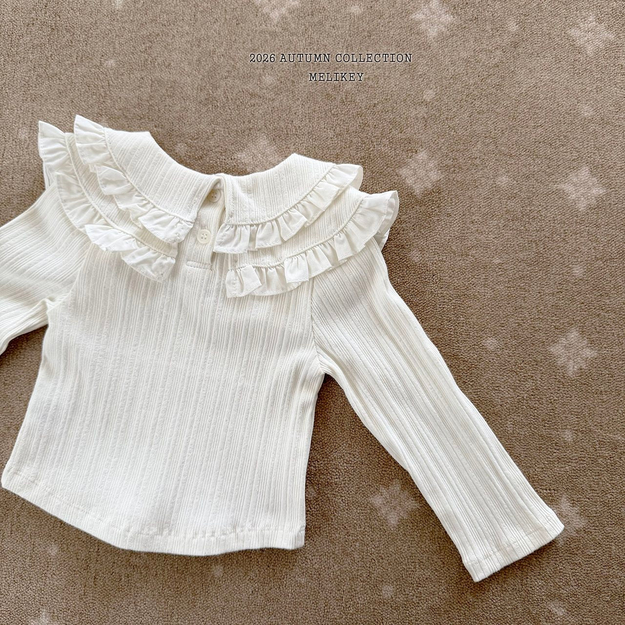 ［Melikey］Double collar tops
