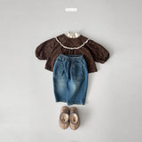 ［onu］Lace flower smock blouse