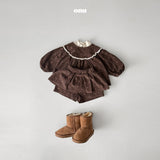 ［onu］Lace flower smock blouse