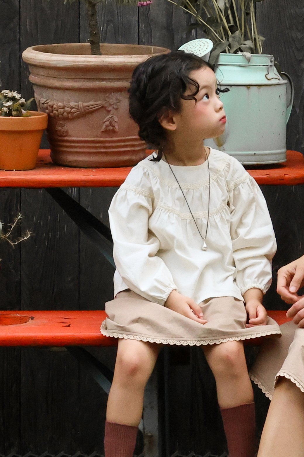 [FLO] Debon smock blouse(kids)