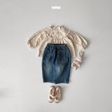 ［onu］Lace flower smock blouse