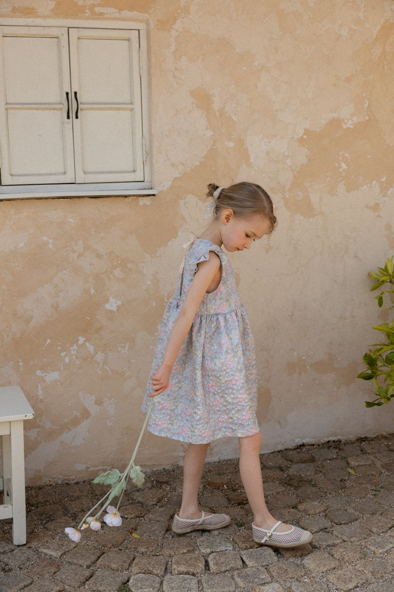 ［perrobebe］Chloe flower one-piece