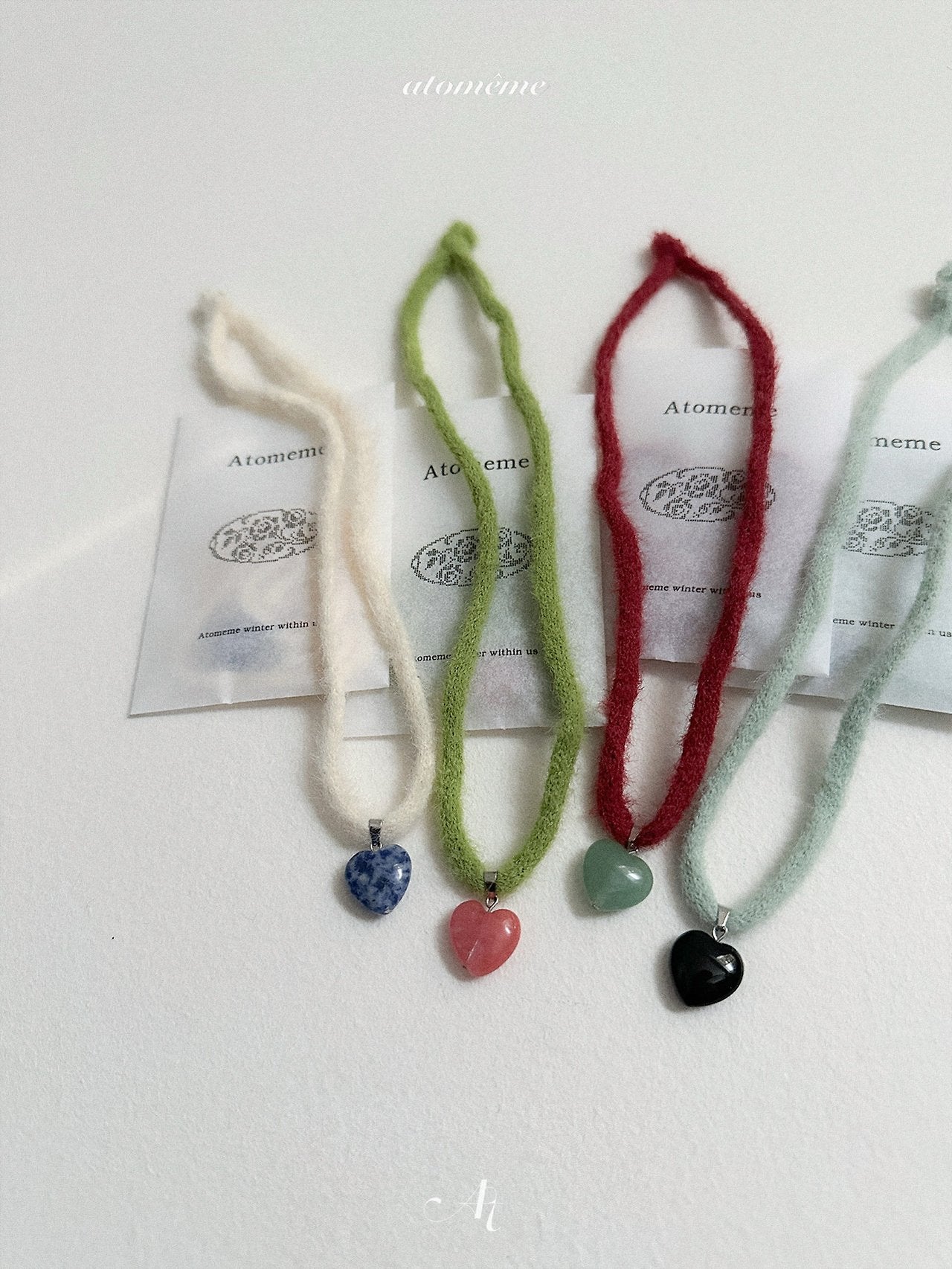 [atomeme] Love Stone Necklace