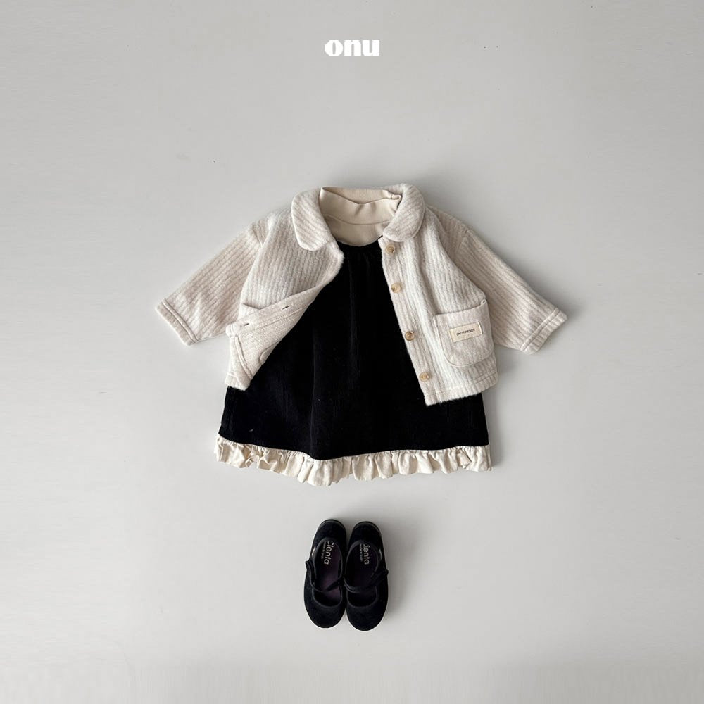 ［onu］Warm frill one-piece