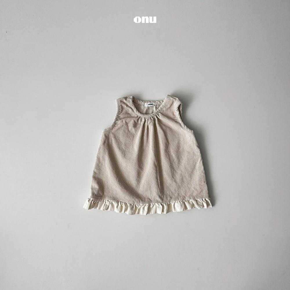 ［onu］Warm frill one-piece