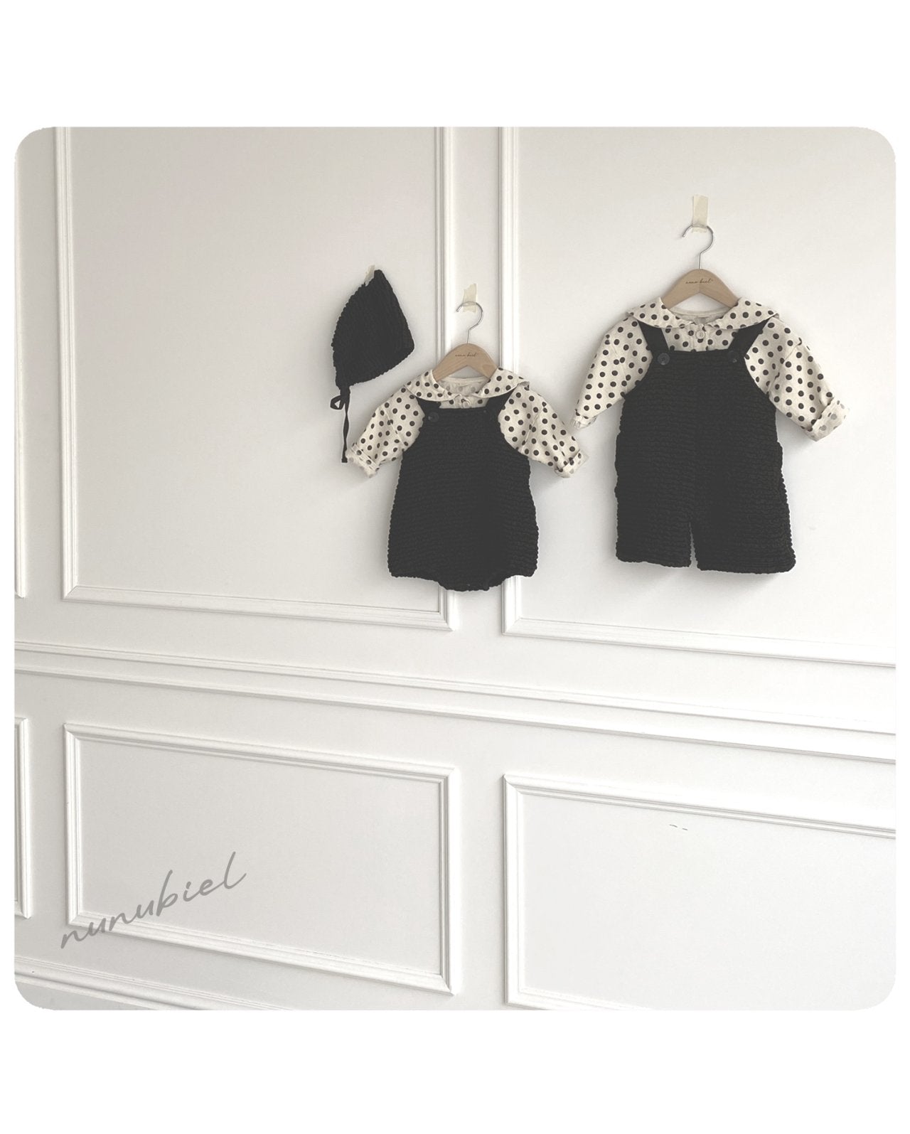 ［nunubiel］Blergy rompers & bonnet (baby)