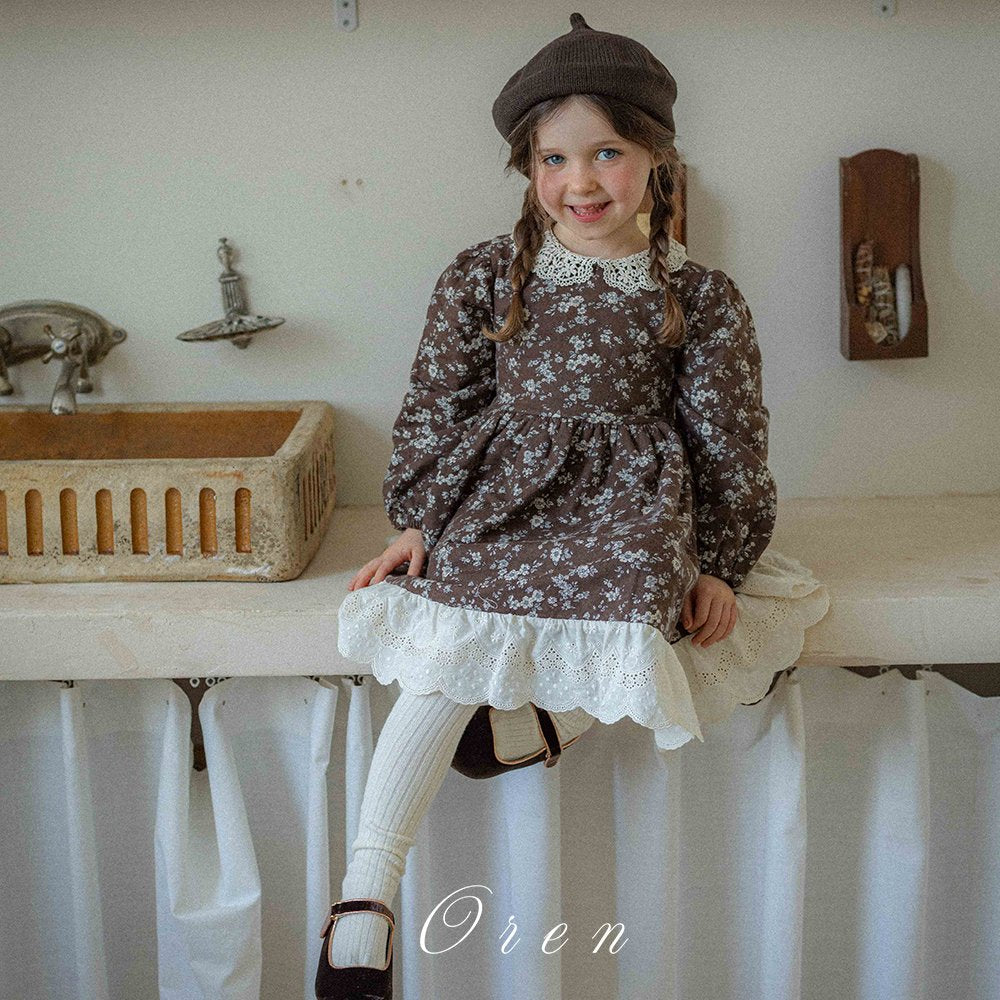 ［OREN］Selena flower padding one-piece (1oz)