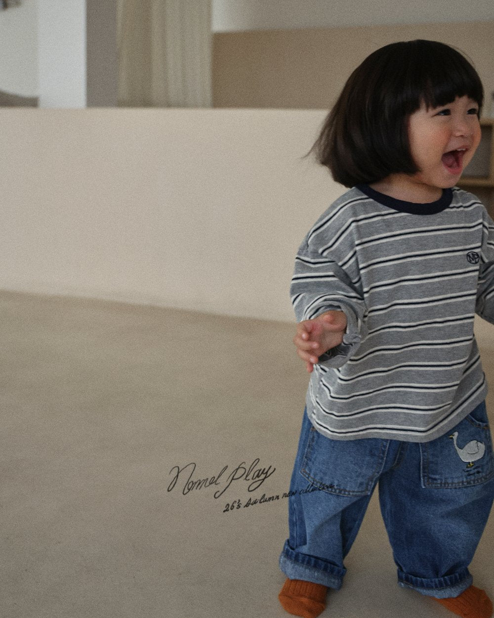 ［normalplay］Days Stripe tee