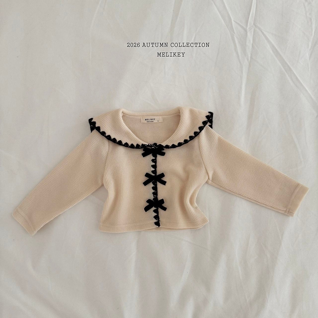 ［Melikey］Mellow ribbon sailor tops