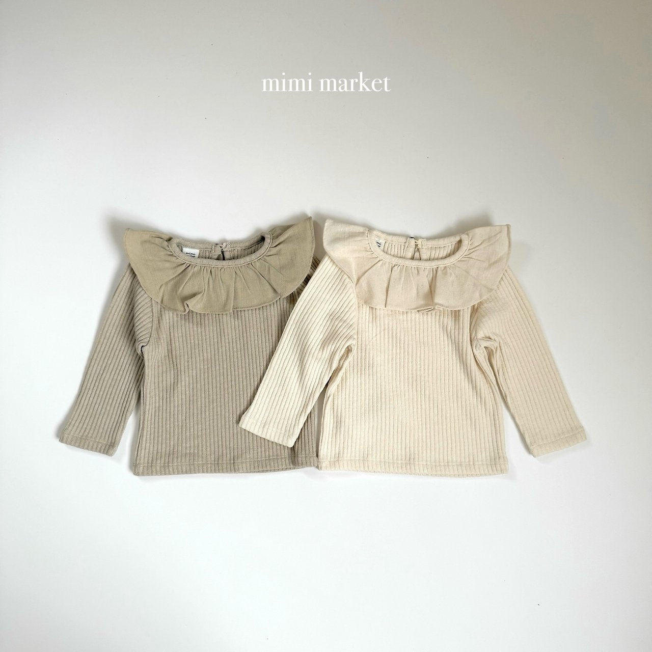 [mimi market] Lise collar tee