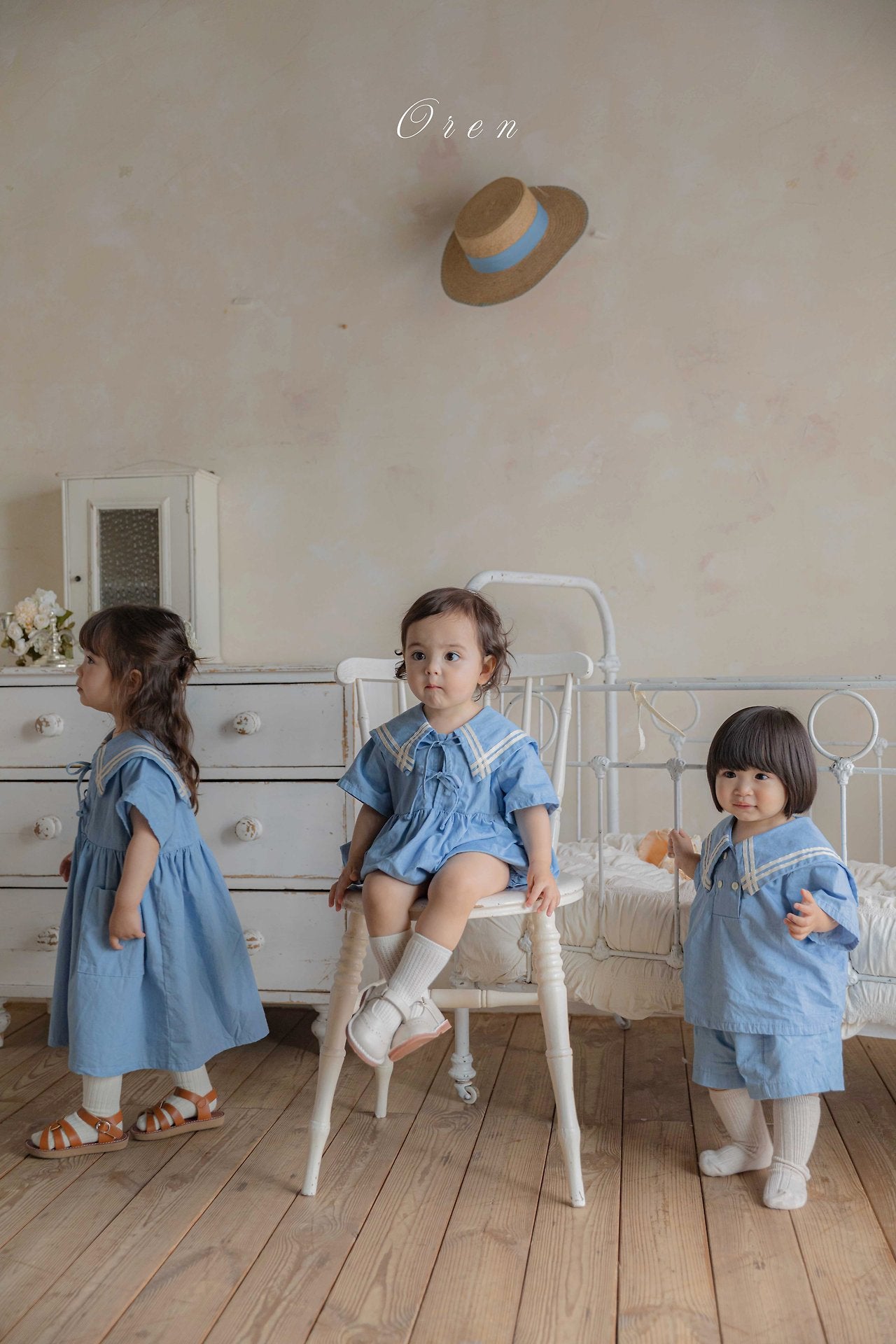 ［OREN］Mare sailor one-piece (kids)