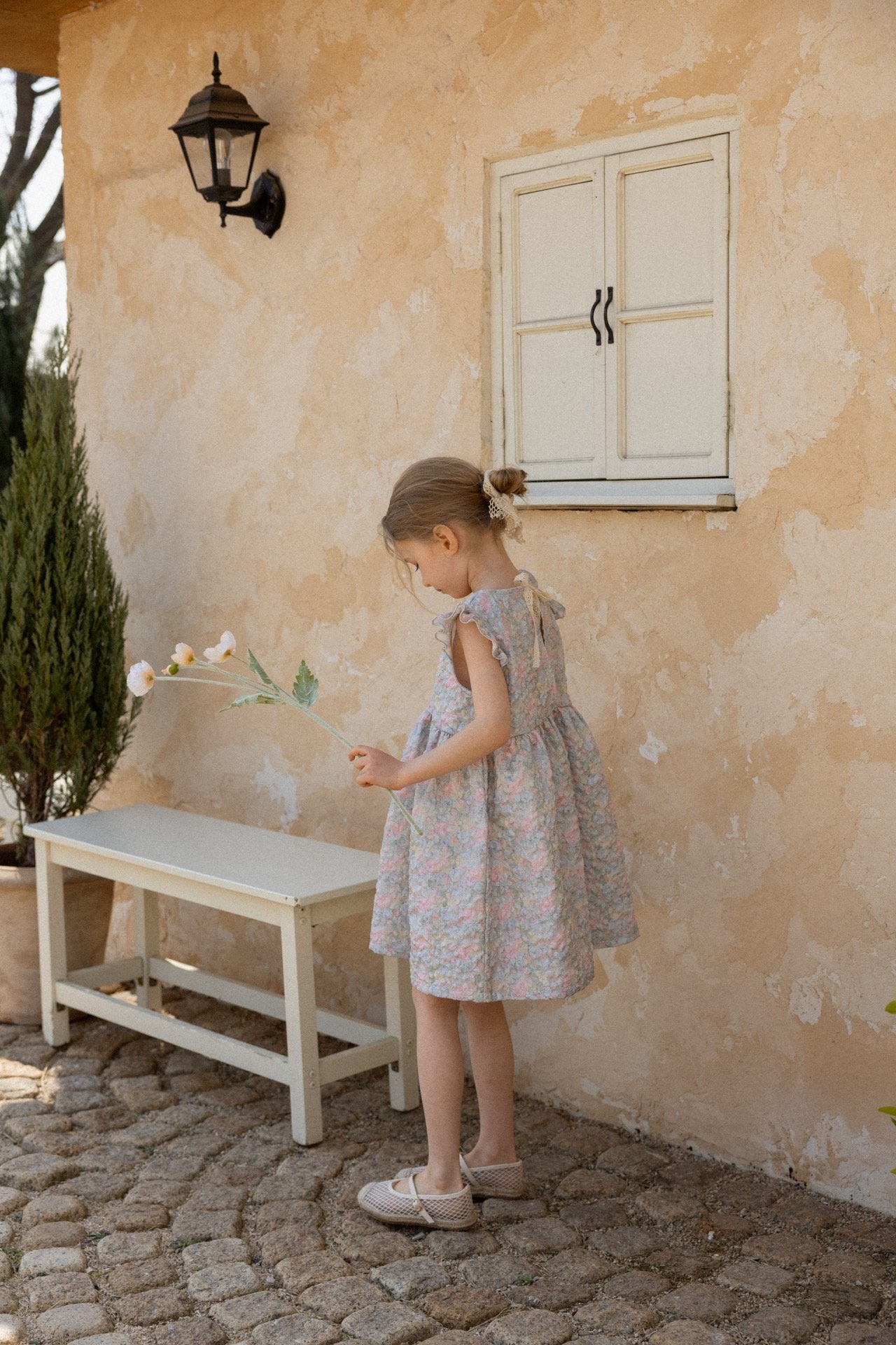 ［perrobebe］Chloe flower one-piece