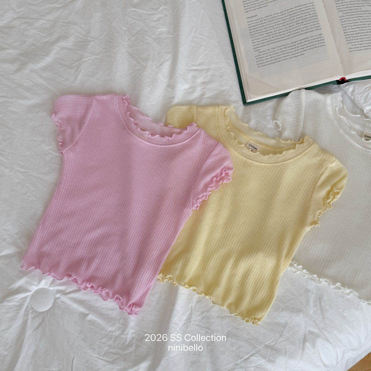 ［ninibello］Soft inner mellow tee
