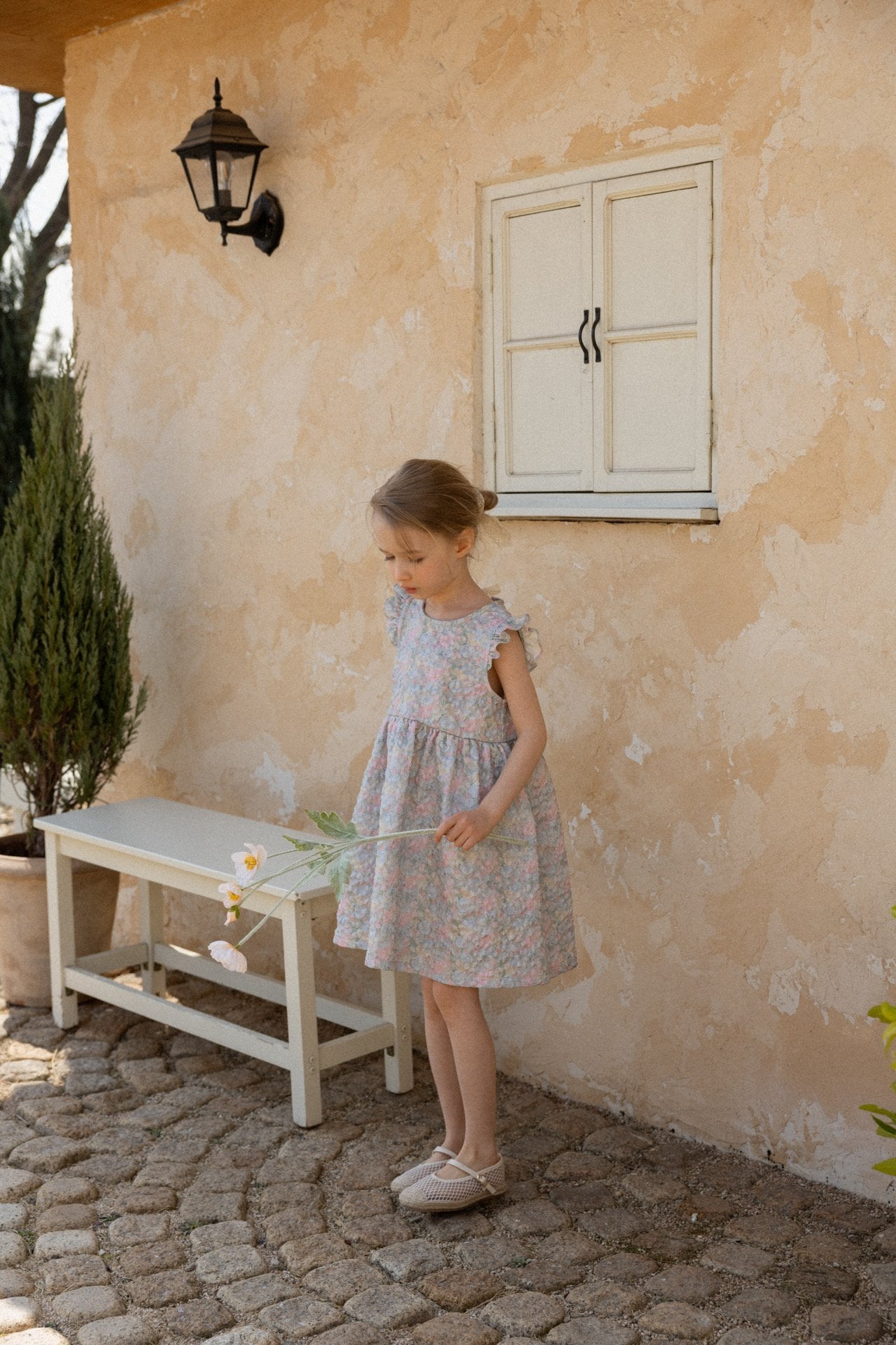 ［perrobebe］Chloe flower one-piece