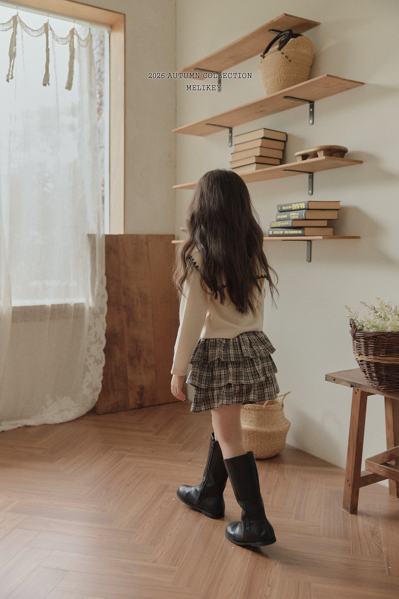 ［Melikey］Mellow ribbon sailor tops