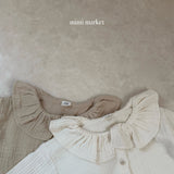 ［mimi market］Ozzie frill collar blouse