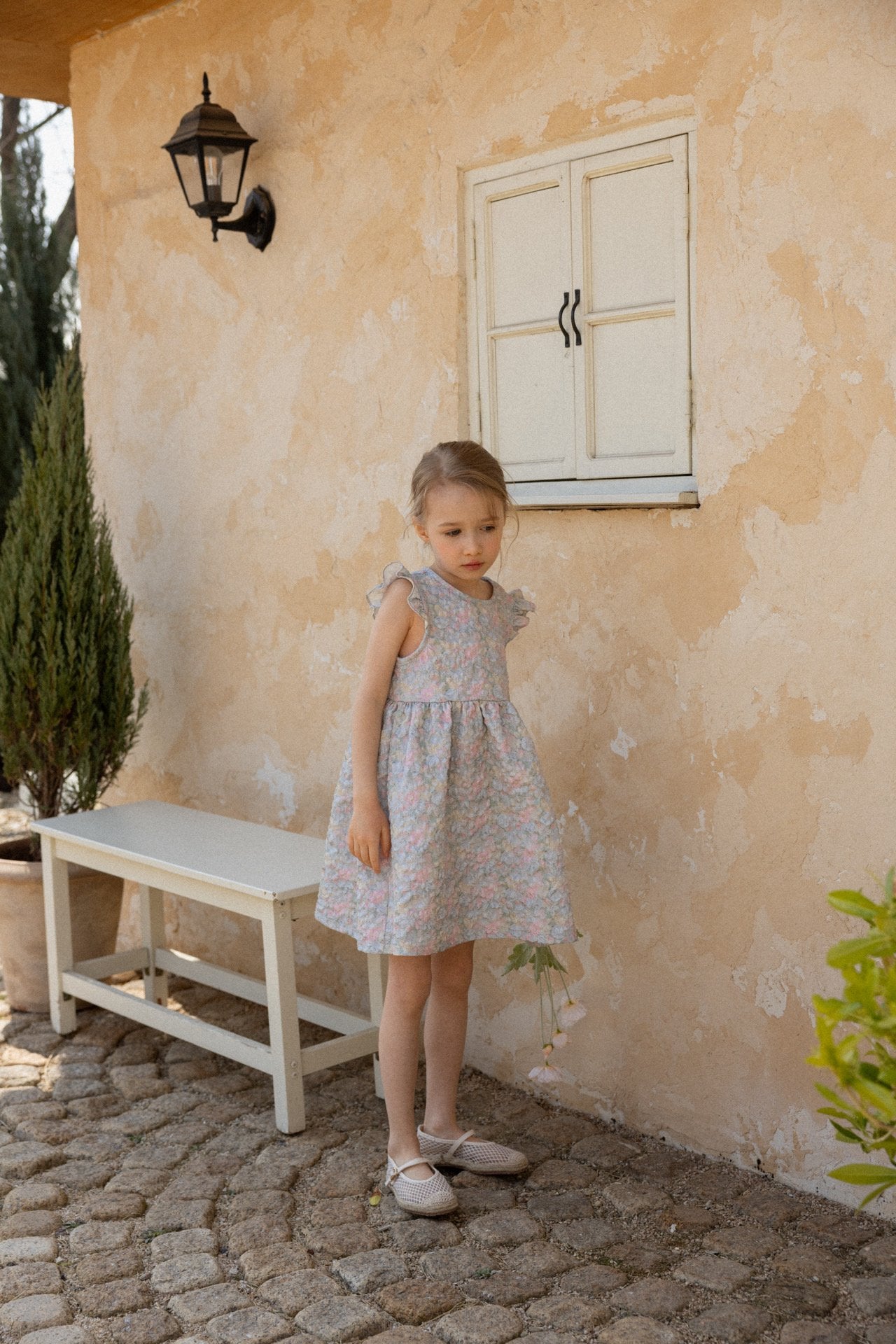 ［perrobebe］Chloe flower one-piece