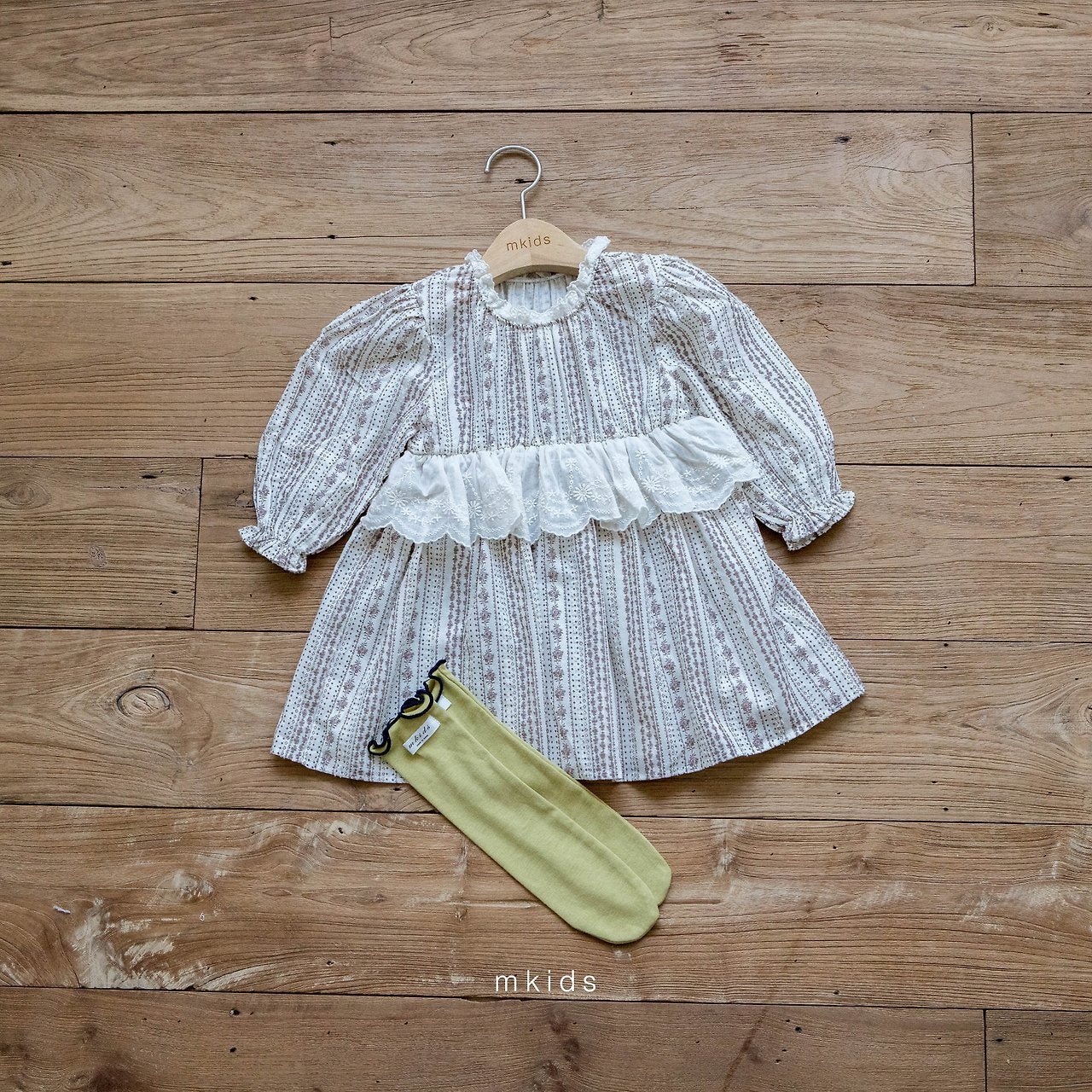 ［mkids］Bagle knee socks