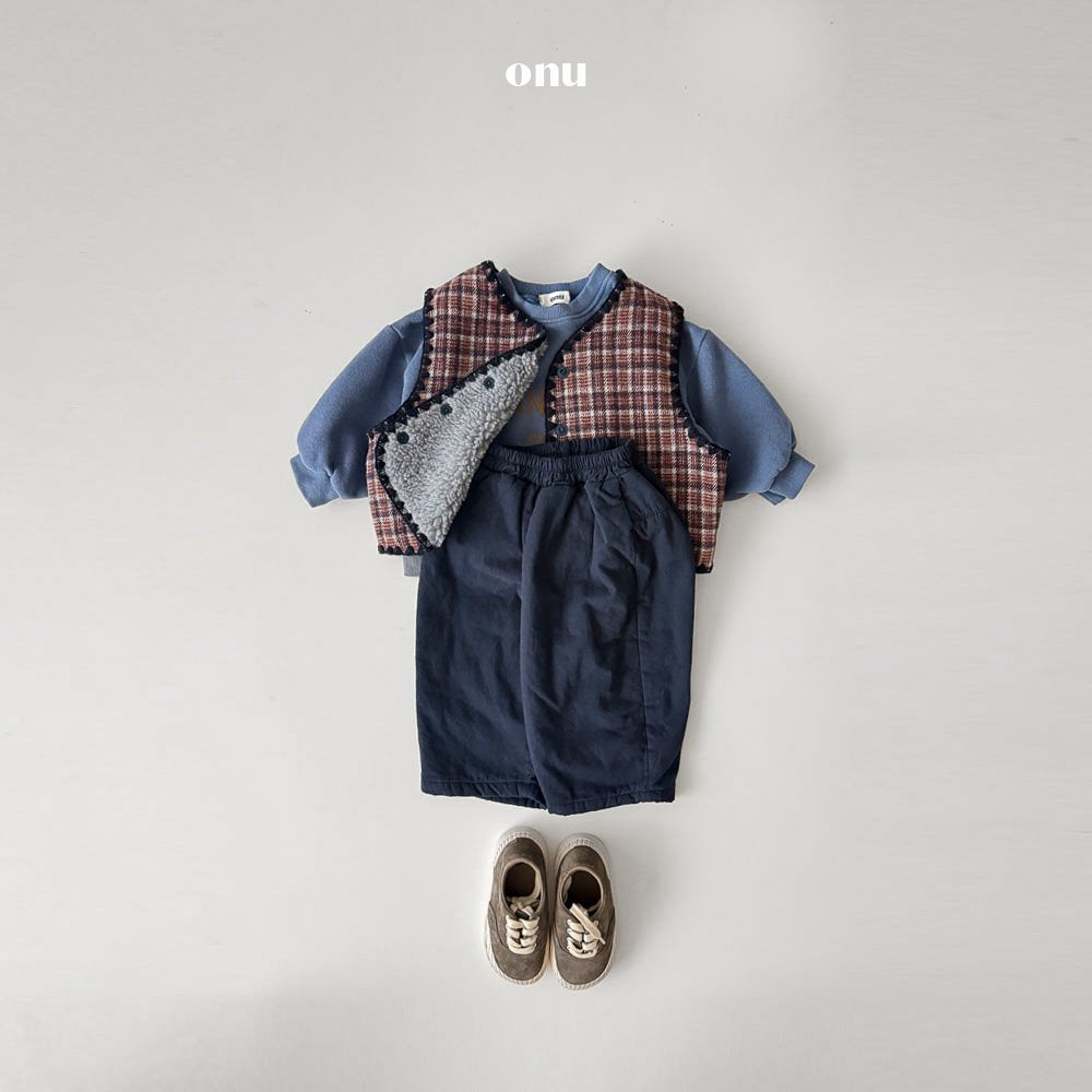 ［onu］Check boa vest